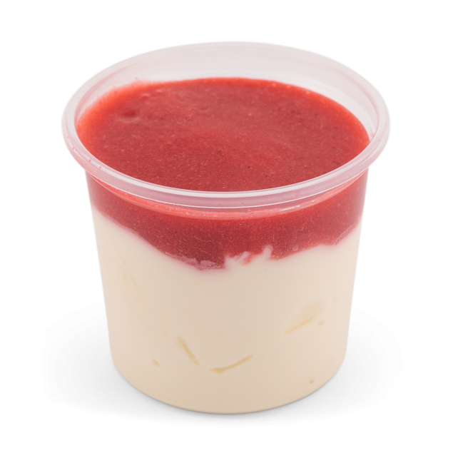 Pot Yoghurt Berry Coulis
